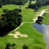 Aerial view of the no. 9 on the Ibis nine at Carolina National