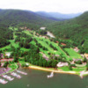 Aerial view of the Bald Mountain Course at Rumbling Bald Resort on Lake Lure