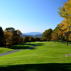 A fall day view from the right side of a tee at Beech Mountain Club.