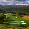 A view of a green at Sequoyah National Golf Club.