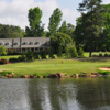 A view of a hole with water coming into play at Wildwood Green Golf Course.