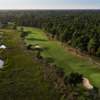 Aerial view of the 16th hole from the West Course at The Pearl Golf Links