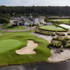 Aerial view of the 18th hole from the West Course at The Pearl Golf Links