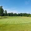 Looking back from the 18th green at The Golf Club at Eagle Creek.