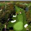Aerial view of the 7th hole at Lion's Paw Golf Links