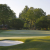 A sunny day view of a hole at Highlands Country Club.