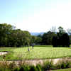 A view of green protected by bunkers at Etowah Valley Country Club & Golf Lodge