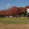 An autumn view from tee at Reedy Creek Golf Course