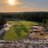 Aeriala view of the 1st green from Pinehurst Resort & Country Club - No. 10