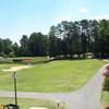 A view from the clubhouse at Emerald Lake Golf Club