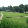 A view of the 18th hole at Lakeshore Golf Course