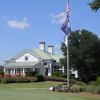 A view of the clubhouse at Raleigh Country Club