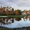 A view over the water of hole #16 at Founders Club At St. James Plantation