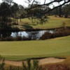 A view of the 9th green at South Course from Forest Creek Golf Club