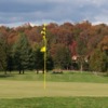 A fall view of a hole at Asheville Golf Course