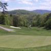 A view of a green at Asheville Golf Course