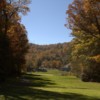 A fall view of a fairway at Boone Golf Club