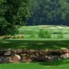 A view of a tee at South from Raintree Country Club