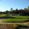 View of the hole #15 behind the green complex at Tobacco Road Golf Club
