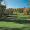 A fall view from a tee at Grandover Resort