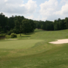 Looking back from a green at Carolina Trace Country Club