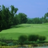 Lookiing back from a green at Neuse Golf Club