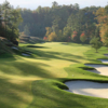 A view of a fairway at Wade Hampton Golf Course