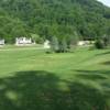 A view of hole #6 at Willow Creek Golf Course