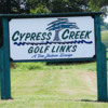 A view of Cypress Creek Golf Links sign