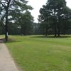 A view of a tee at Pine Burr Golf Course