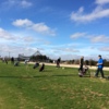 A view of the driving range tees at Challenger 3 Golf Course