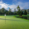 A view of a hole with water coming into play at The Country Club of Sapphire Valley (Dave Sansom).