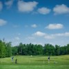 A view of the driving range at Grandover Resort