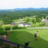 A view of the putting green at Chestnut Mountain Golf Club.