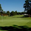 A view of the 1st green at Raleigh Golf Association