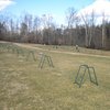 A view of the driving range tees at Crescent Golf Club