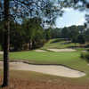 A view of green protected by bunkers at Talamore Golf Resort