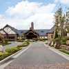 A view of the clubhouse at Thistle Golf Club