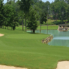 A view of the 18th green at Highland Creek Golf Club.